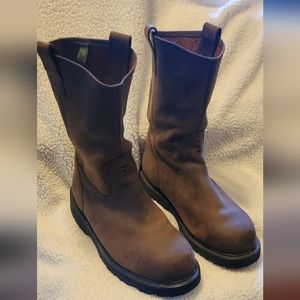Timberland steeltoe pull on boots size 13 W